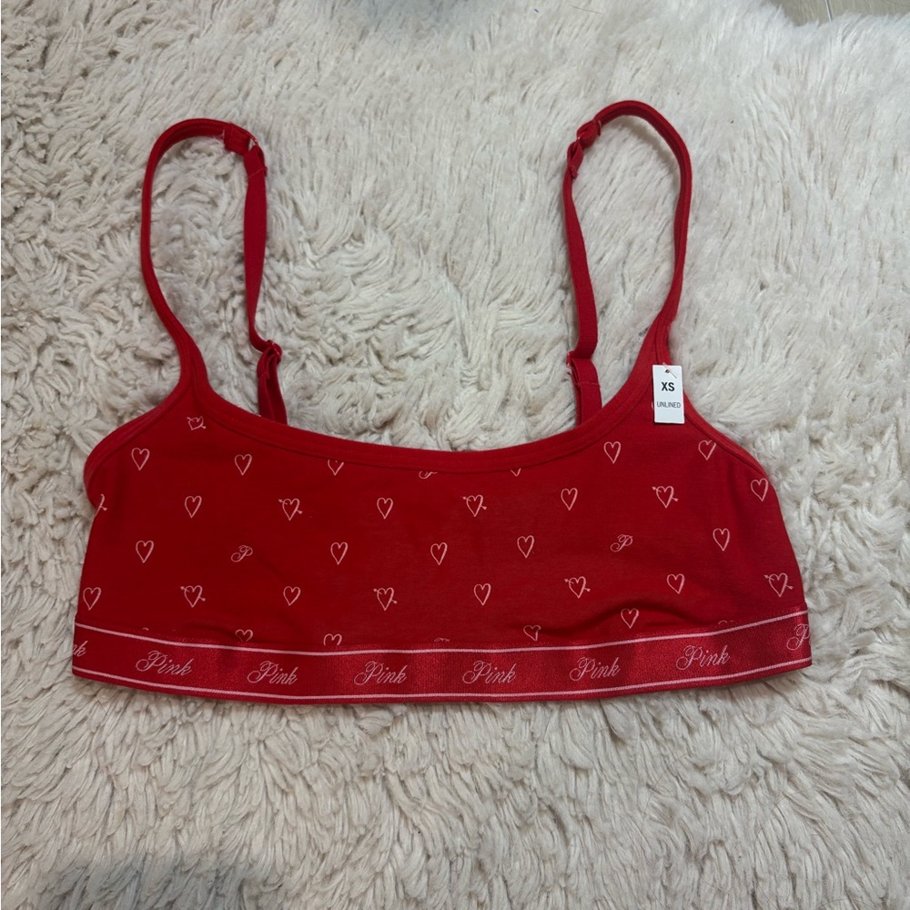 PINK Victoria's Secret Red Bralette